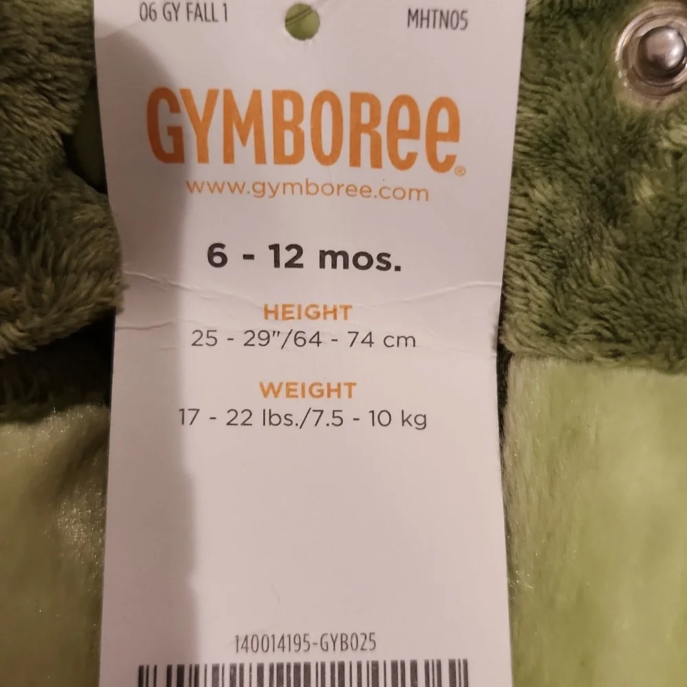 NEW Gym Gymboree costume. NEW
